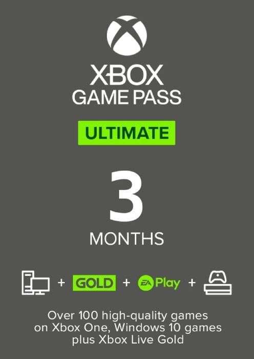 3 Months Xbox Game Pass Ultimate