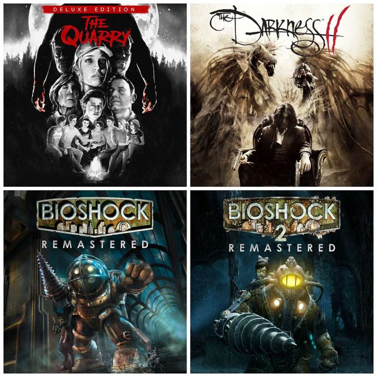 [PC-Steam] The Quarry Deluxe + Bioshock Remastered + Bioshock 2 Remastered + The Darkness II ( for The Quarry if You own other Games)
