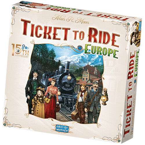 Ticket to Ride: Europe 15th Anniversary Collector's Edition - Sold By Zatu Games
